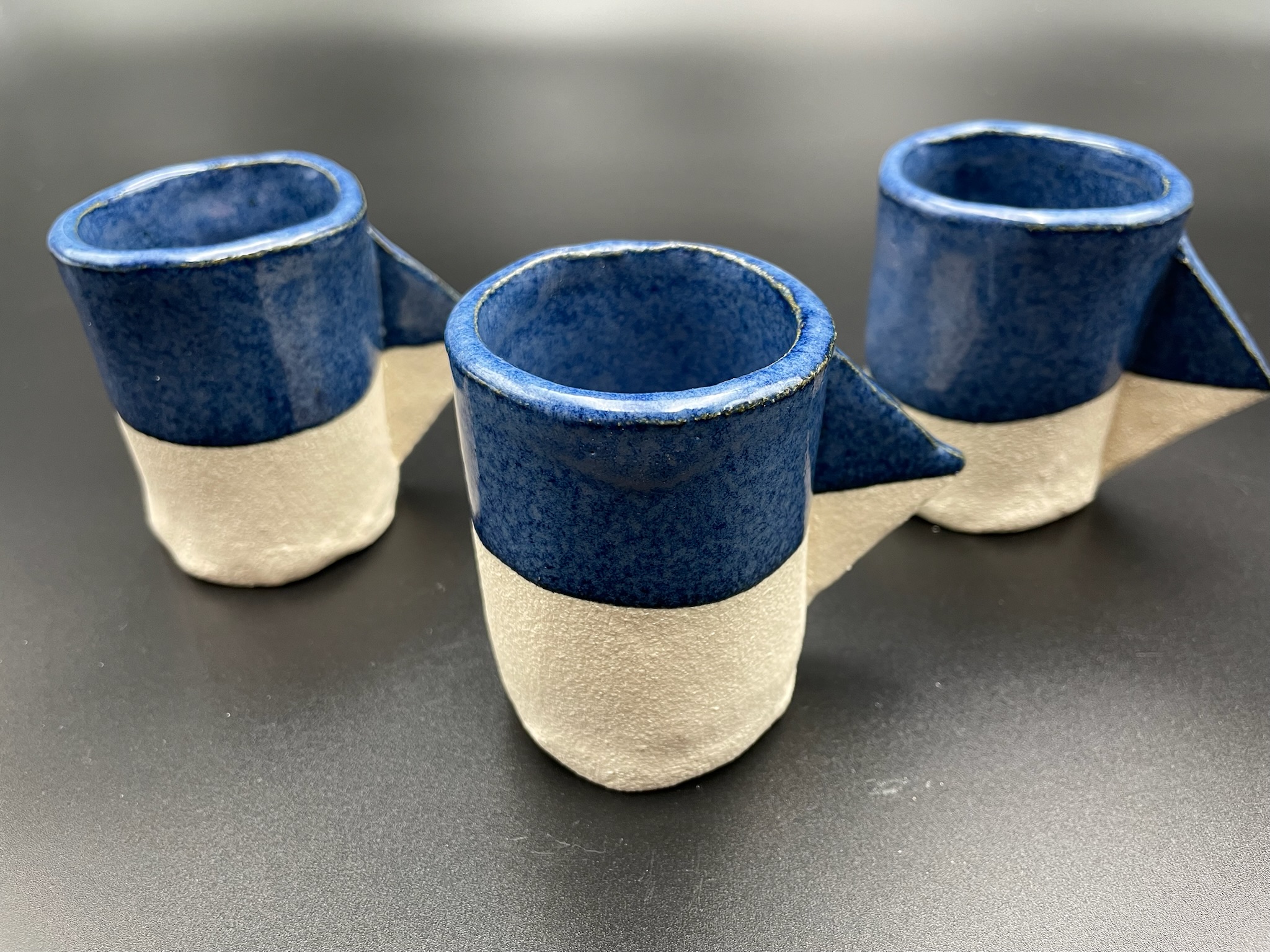 Espresso kop grøn på mørkt ler - Billede 3