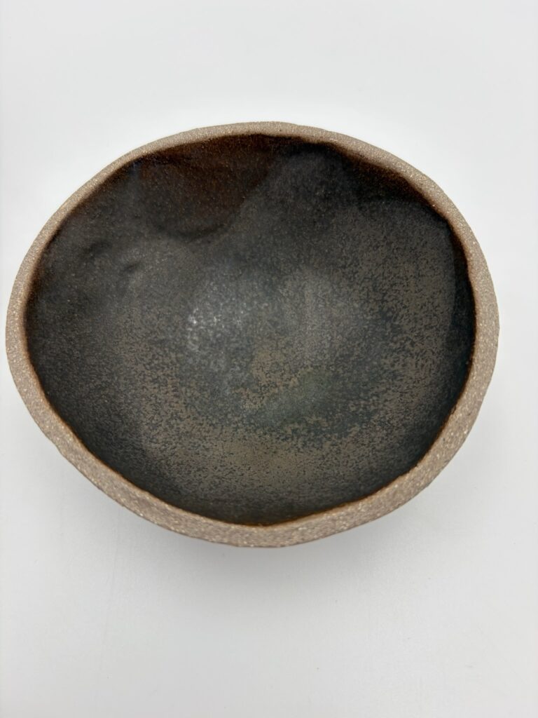 Lille håndlavet skål med skiferglasur | Skumring | ByLine Ceramics