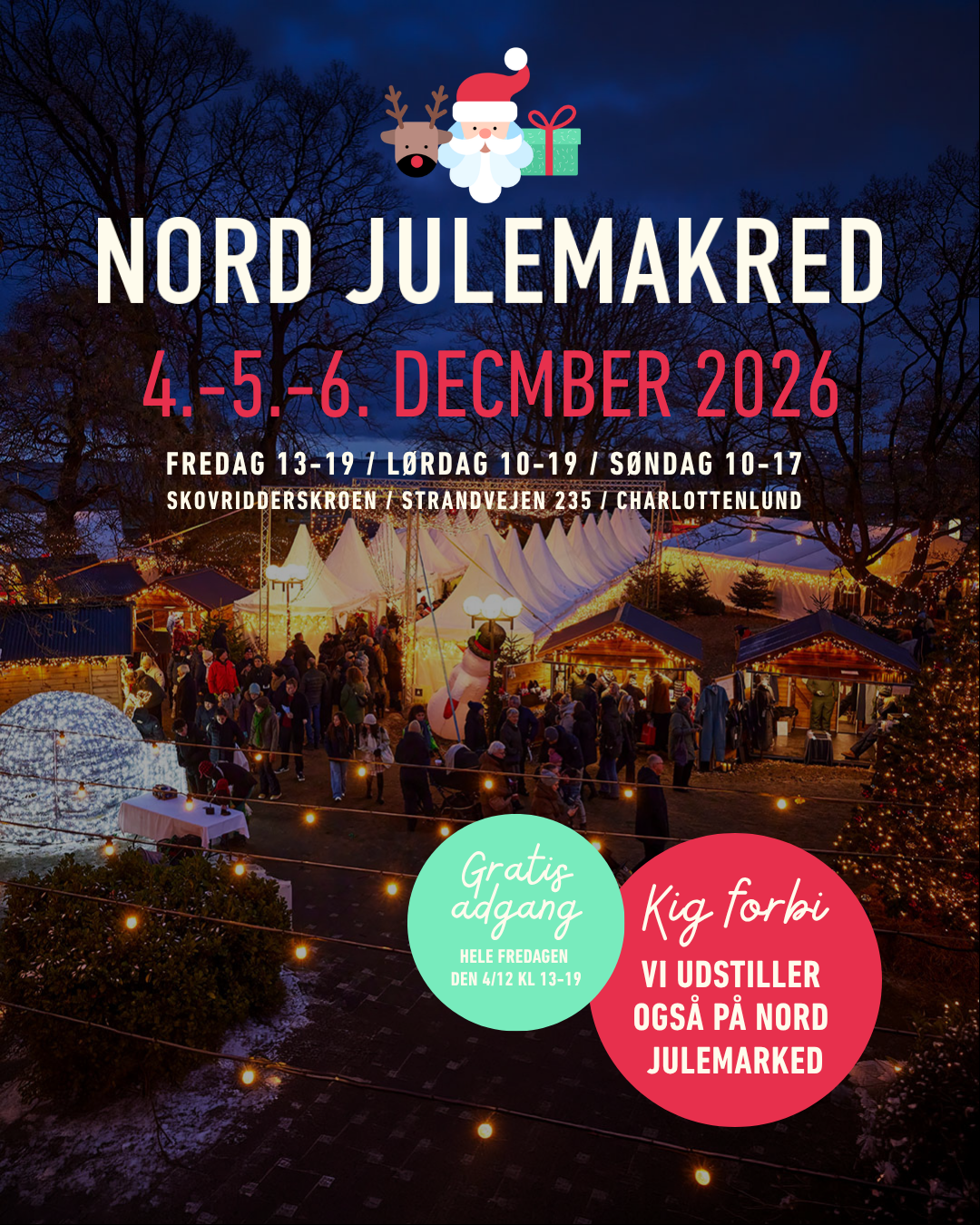 NORD Julemarked 4, 5 og 6 december 2026